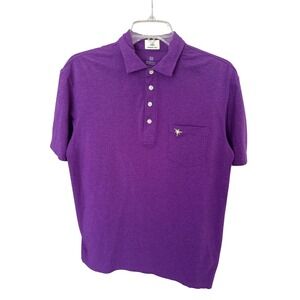 johnnie-O Men's The Game Day Original Pocket Polo Size Mesium‎ Purple